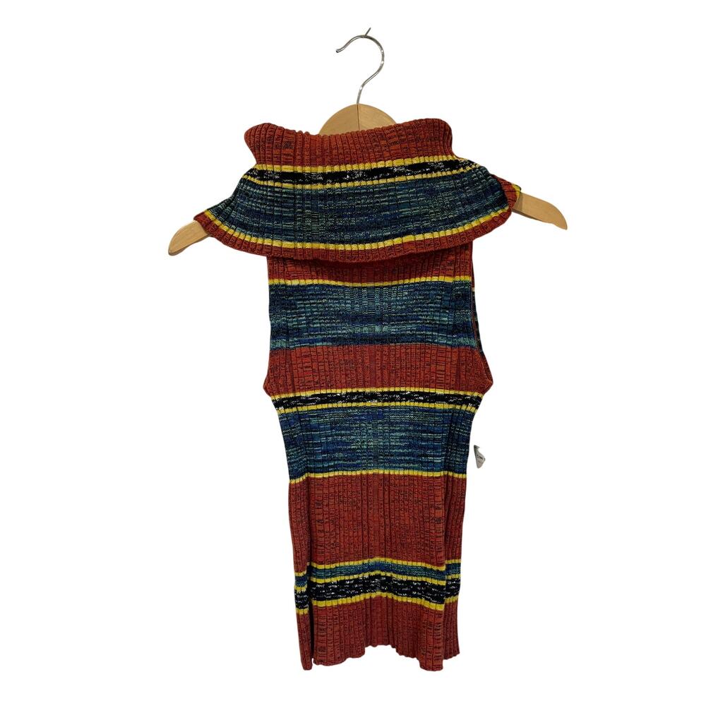Free‎ People Carly Cowl Neck Off Shoulder Ribbed Knit Top NWT Size Small